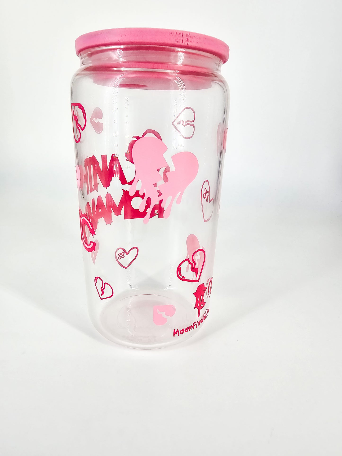 Anti-Romantic 16oz Glass Cup