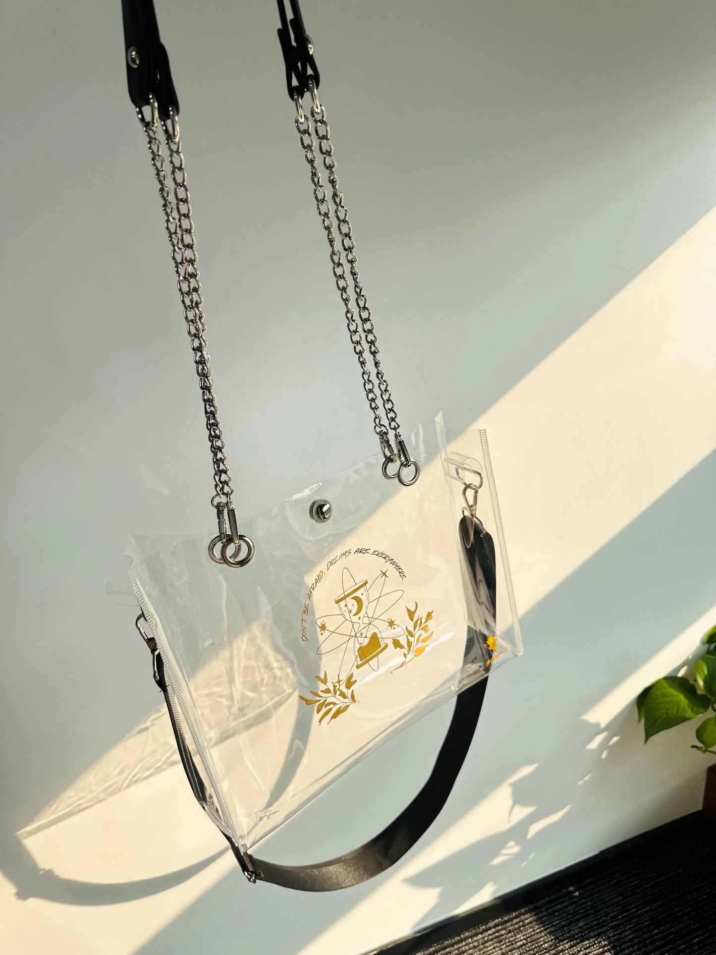 Timeless - Clear Tote Crossbody Bag