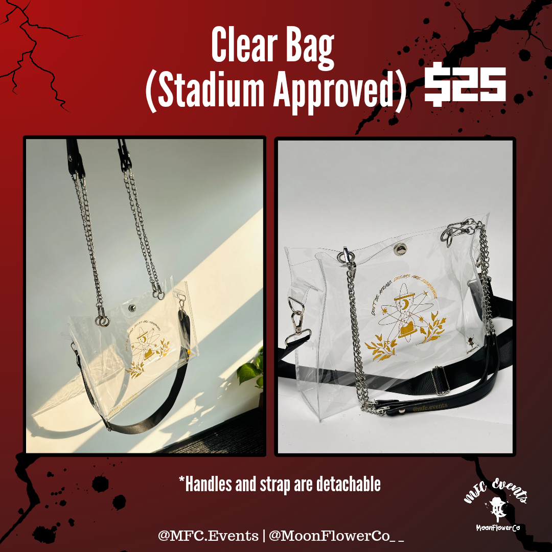Timeless - Clear Tote Crossbody Bag