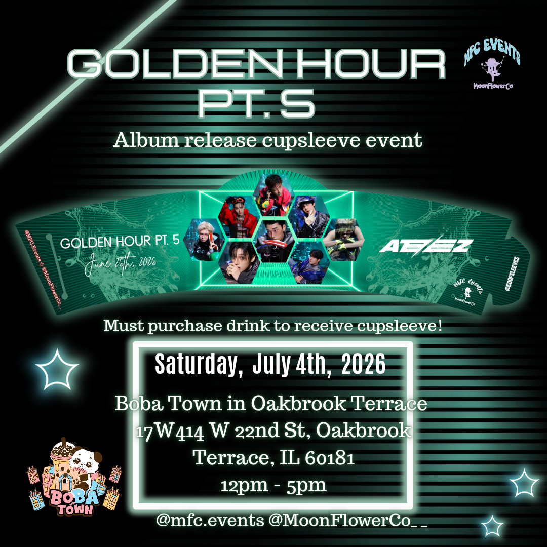 ATEEZ Golden Hour Pt 5 Album Release Event - Tier/Tier Items