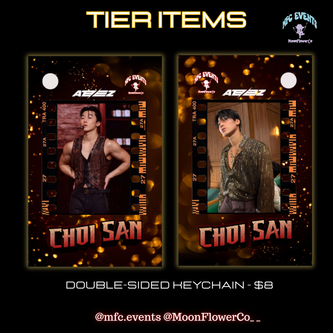 ATEEZ Choi San B-day Cupsleeve Event - Tier/Tier Items