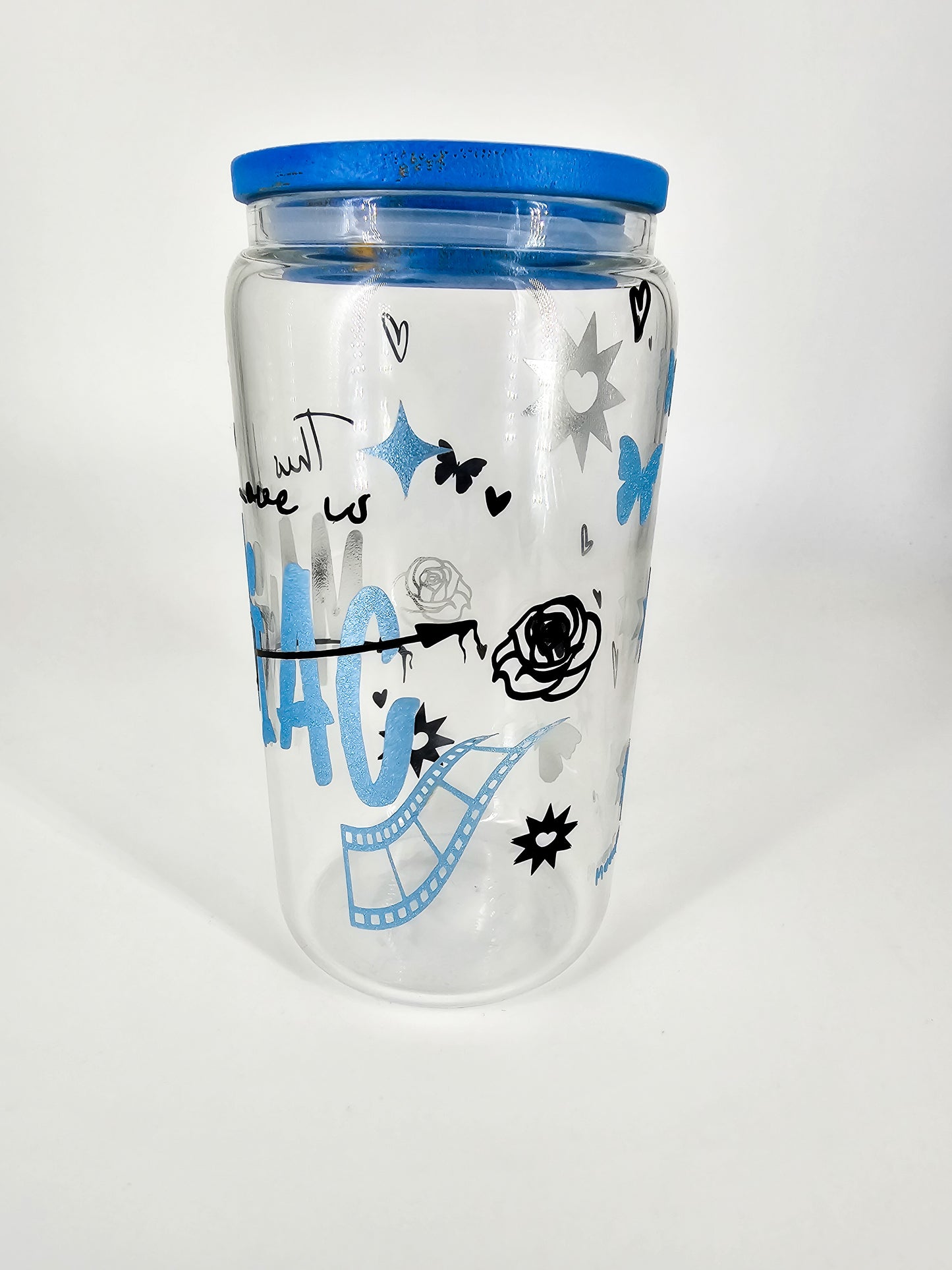 Love Maniac 16oz Glass Cup