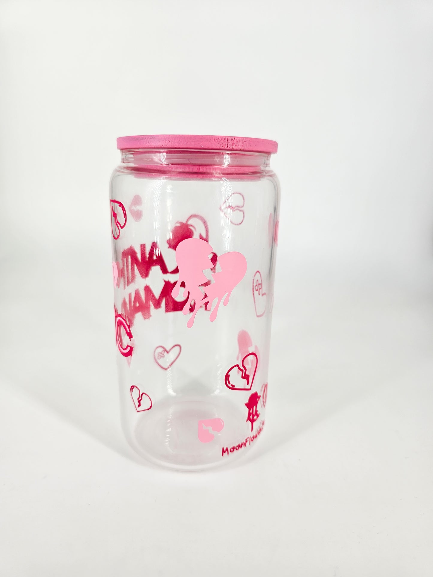 Anti-Romantic 16oz Glass Cup