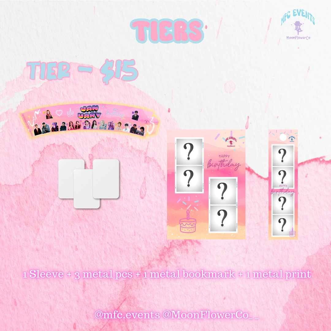 January Idols - Tier/Tier Items