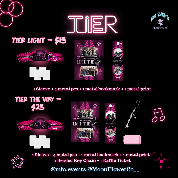 ATEEZ Light The Way VR Cupsleeve Event - Tiers – MoonFlower Co