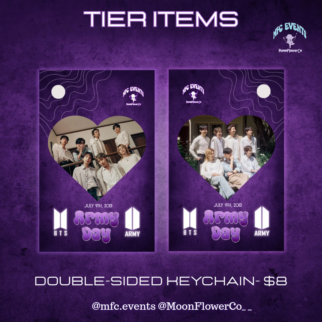BTS ARMY Day Anniversary Event - Tier/Tier Items