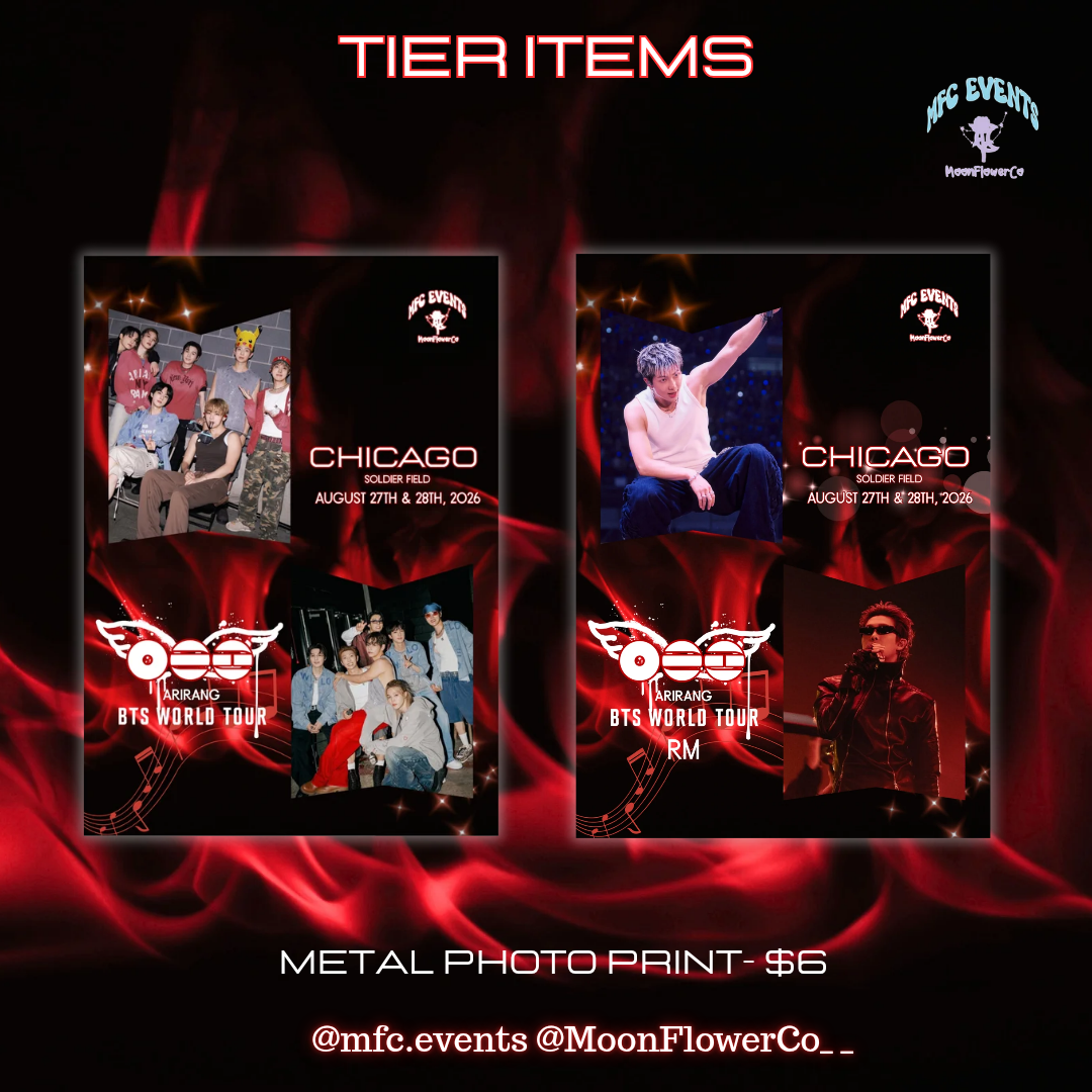 BTS Arirang Pre- & Post-Concert Concert Cupsleeve Event - Tiers