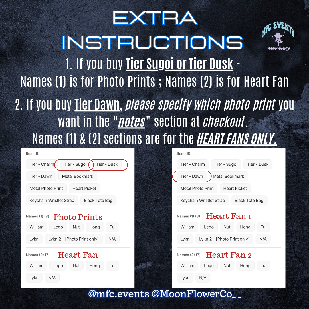LYKN Dusk & Dawn Post-Concert Cupsleeve Event - Tiers
