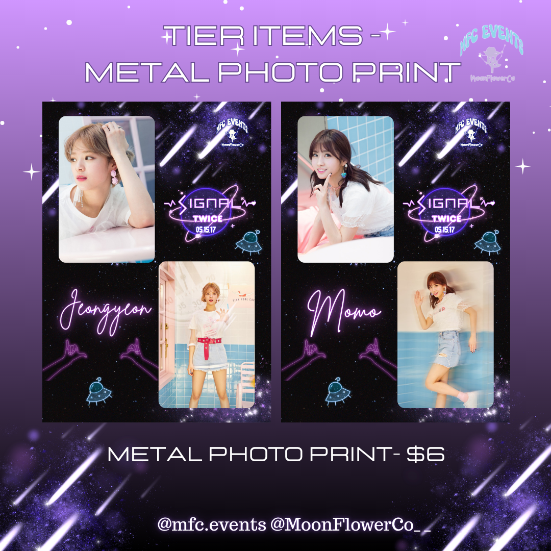 [PRE-ORDER] Twice "Signal" Cupsleeve Event - Tier/Tier Items
