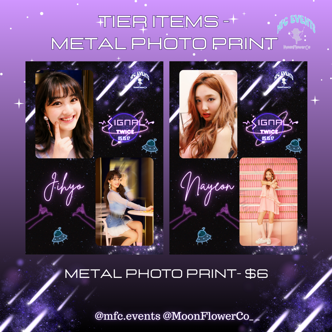 [PRE-ORDER] Twice "Signal" Cupsleeve Event - Tier/Tier Items