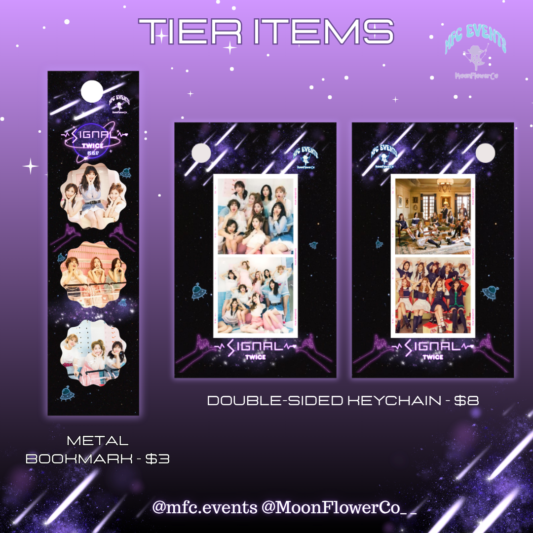 [PRE-ORDER] Twice "Signal" Cupsleeve Event - Tier/Tier Items