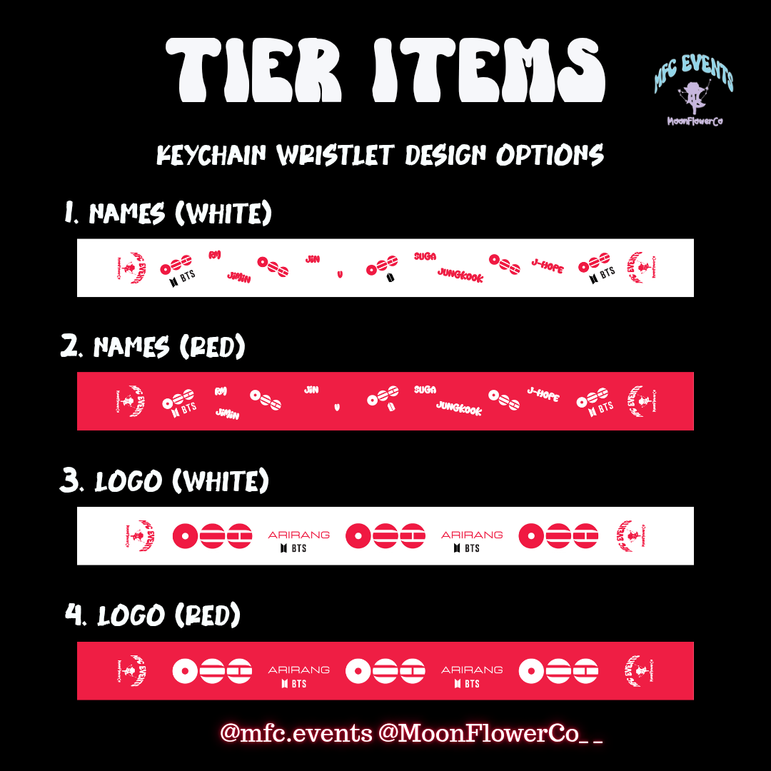 BTS Arirang Album Release Party Cupsleeve Event - Tiers