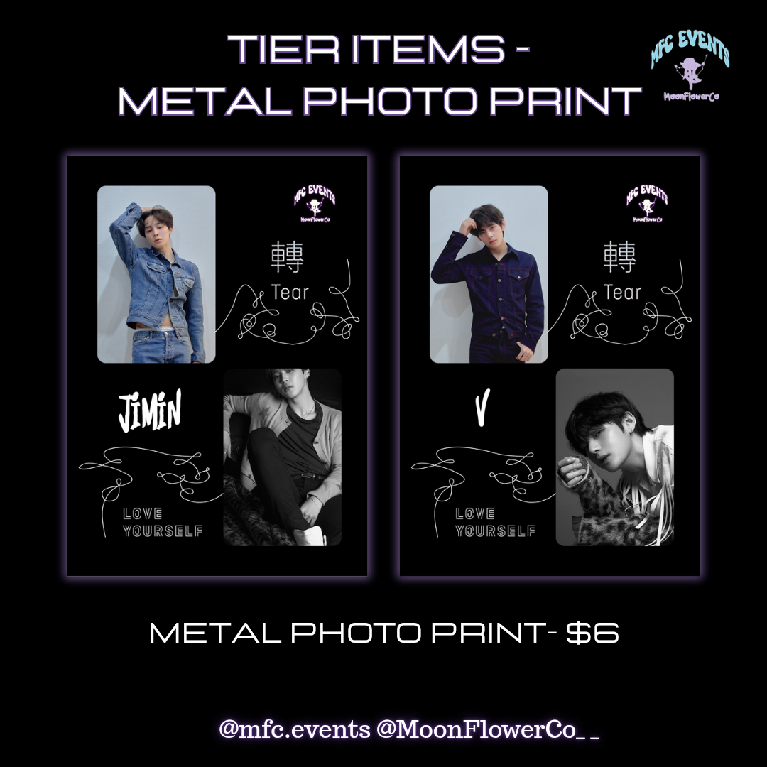 BTS Love Yourself: Tear Event - Tier/Tier Items