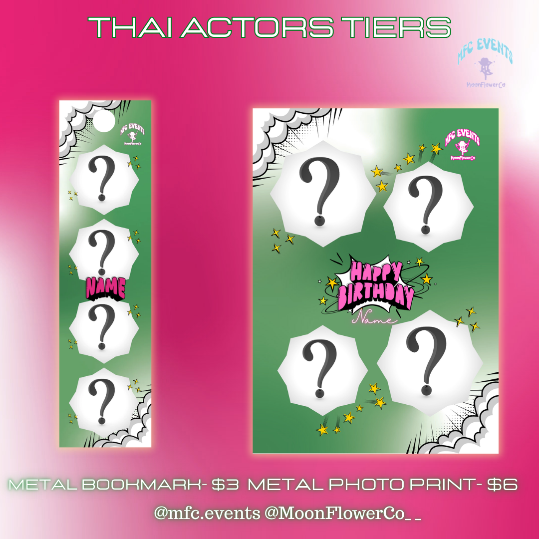 August Thai Actors Birthdays - Tier/Tier Items