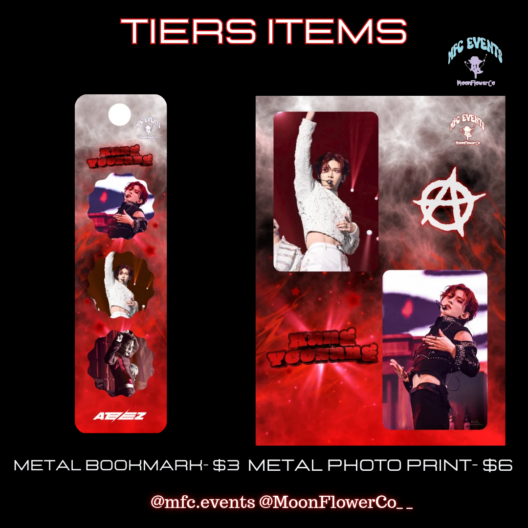 ATEEZ Kang Yeosang B-day Cupsleeve Event - Tier/Tier Items