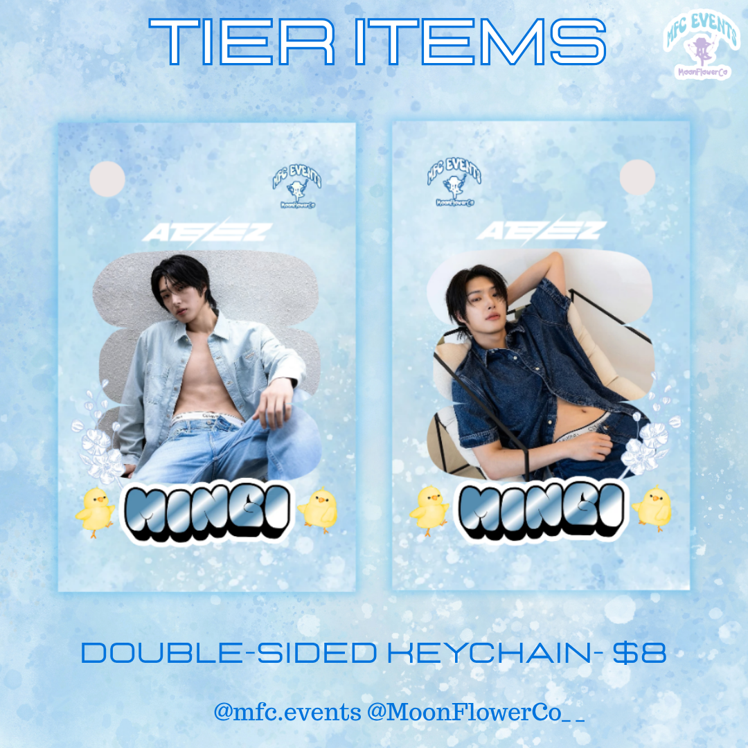 ATEEZ Song Mingi B-day Cupsleeve Event - Tier/Tier Items