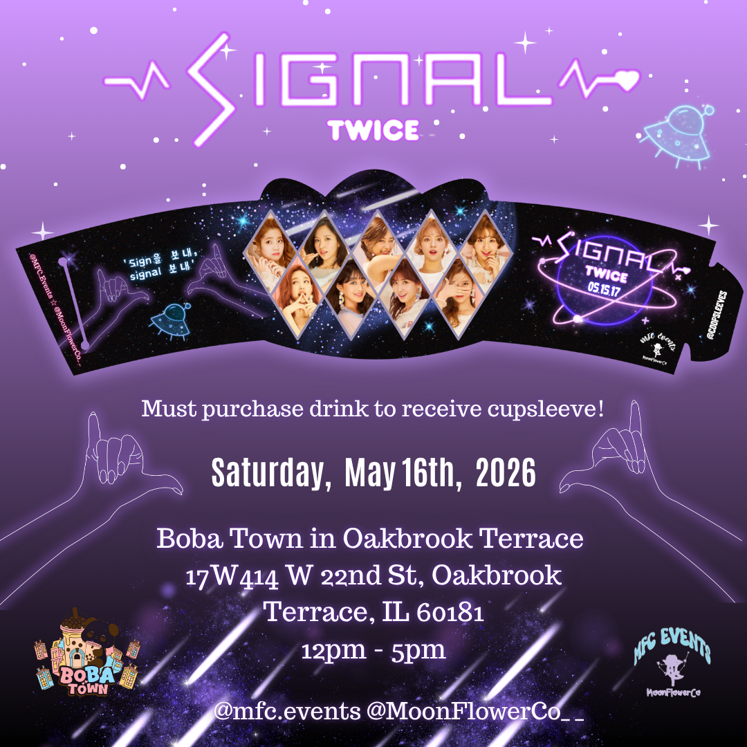 [PRE-ORDER] Twice "Signal" Cupsleeve Event - Tier/Tier Items