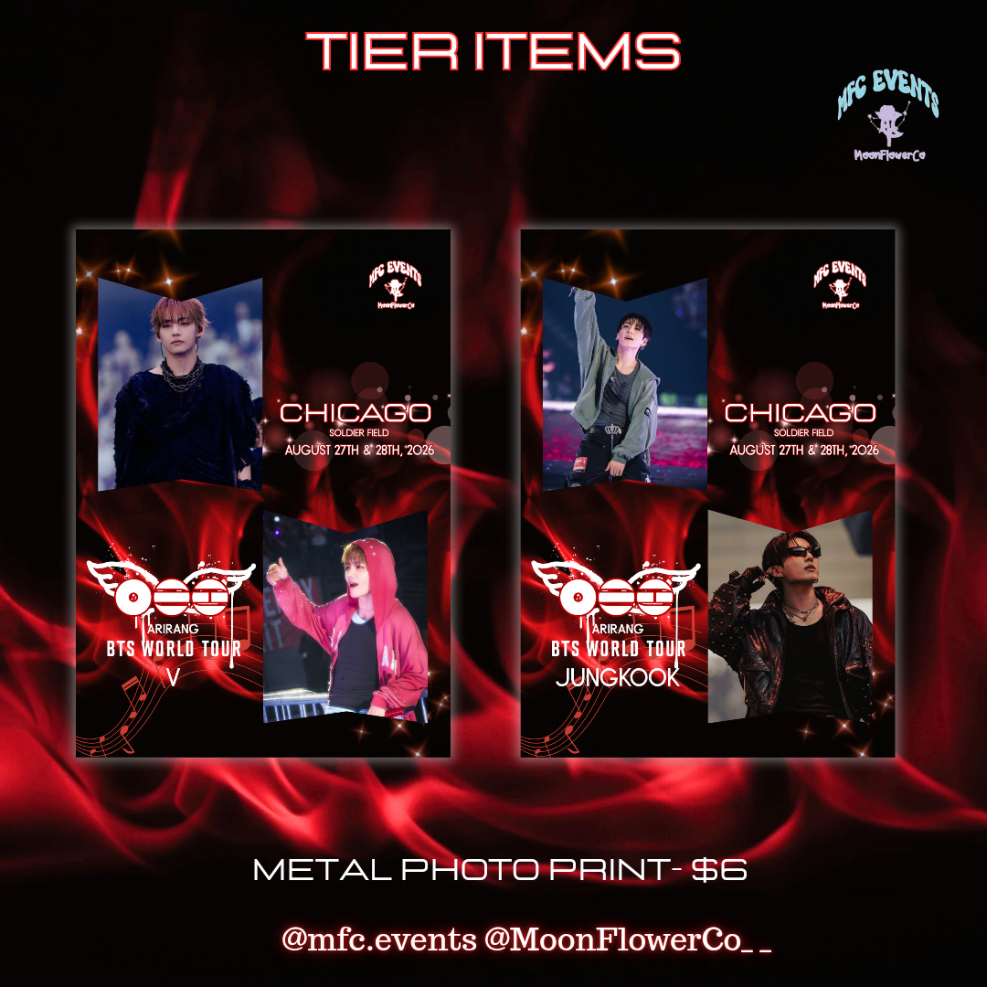 BTS Arirang Pre- & Post-Concert Concert Cupsleeve Event - Tiers