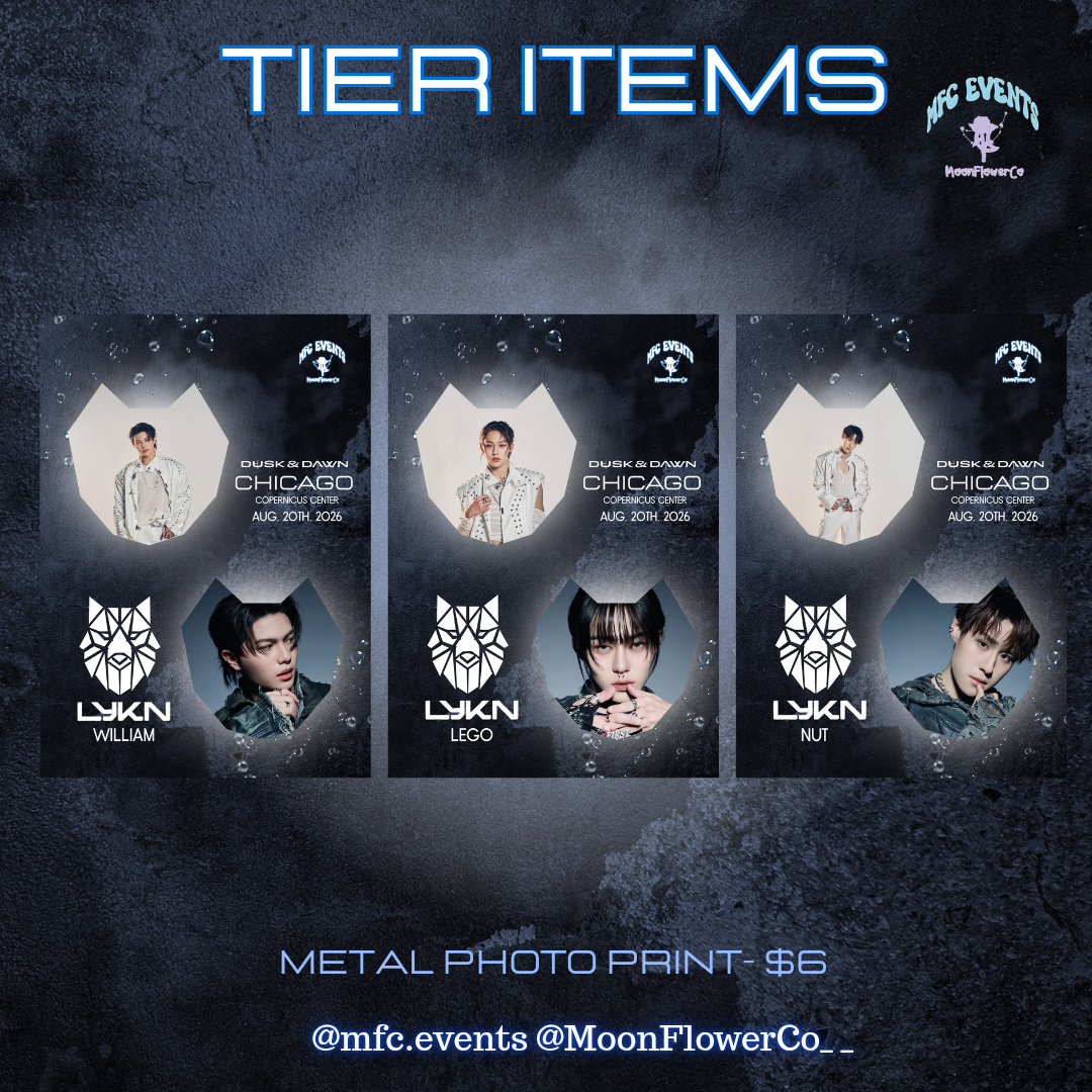 LYKN Dusk & Dawn Post-Concert Cupsleeve Event - Tiers