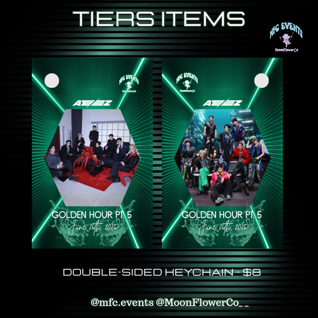 ATEEZ Golden Hour Pt 5 Album Release Event - Tier/Tier Items