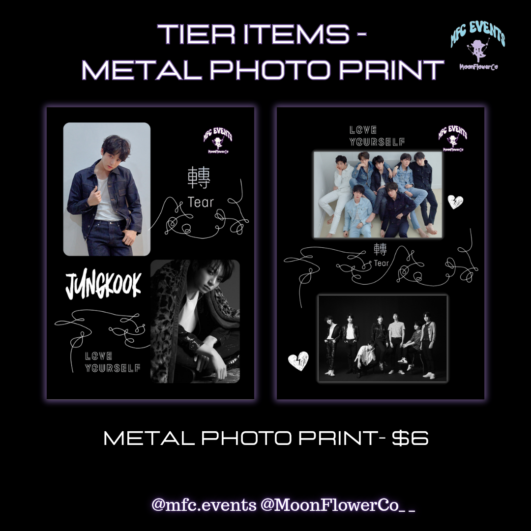 BTS Love Yourself: Tear Event - Tier/Tier Items