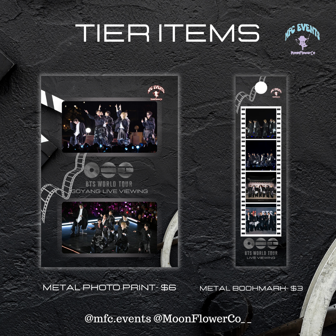 BTS "Goyang" Concert Live Viewing Cupsleeve Event - Donation Tiers