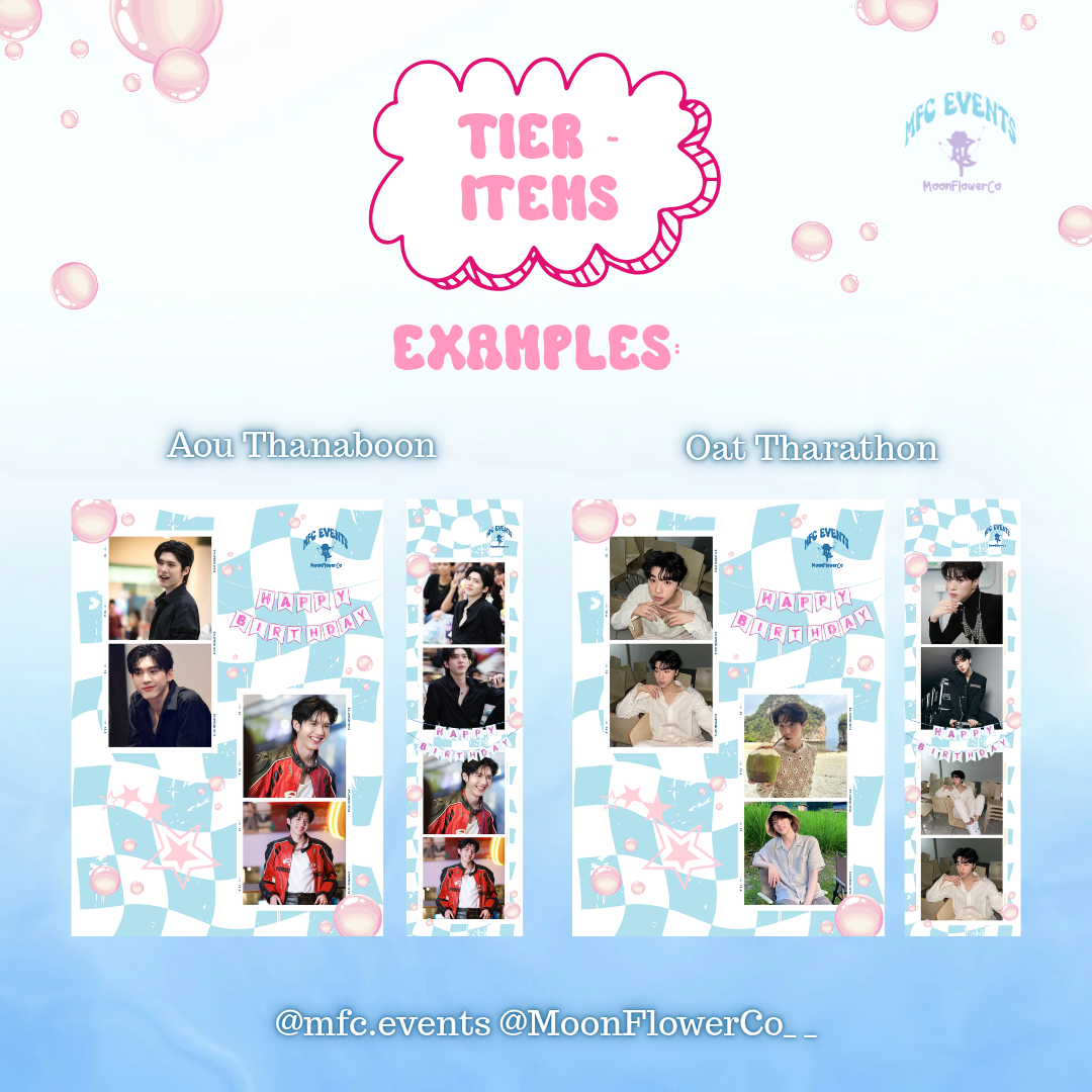 January Thai BL/GL Actors - Tier/Tier Items