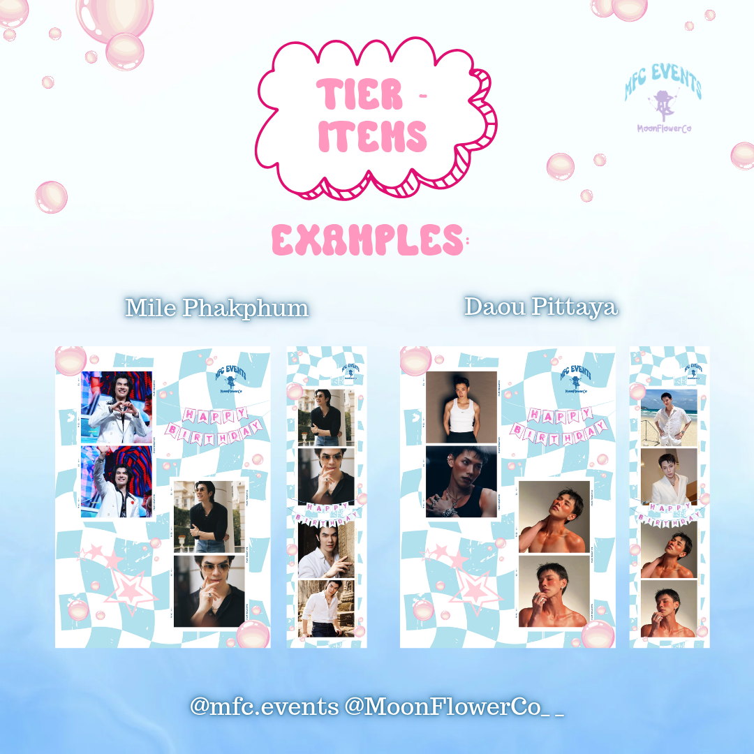 January Thai BL/GL Actors - Tier/Tier Items
