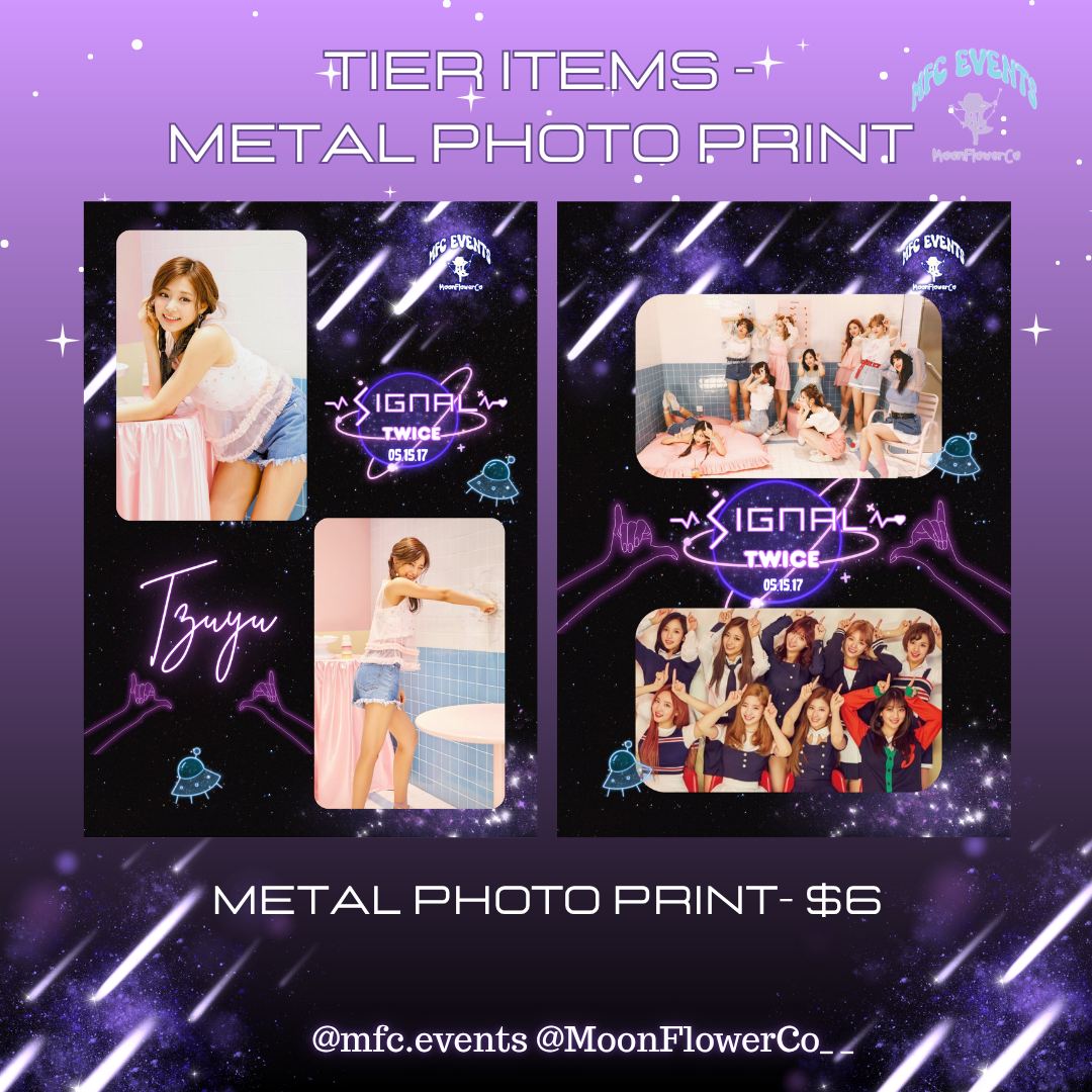 [PRE-ORDER] Twice "Signal" Cupsleeve Event - Tier/Tier Items