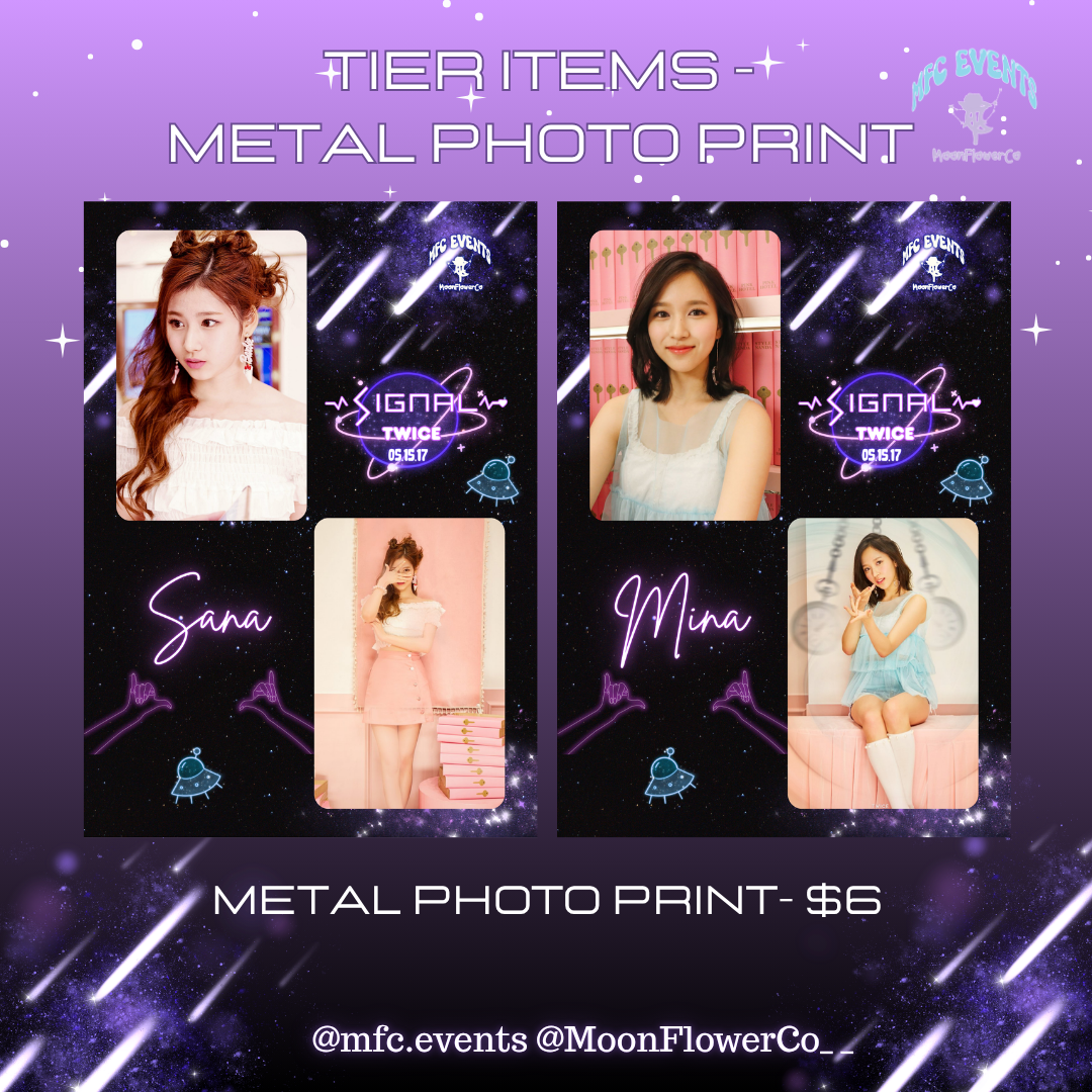 [PRE-ORDER] Twice "Signal" Cupsleeve Event - Tier/Tier Items
