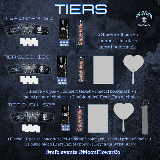 LYKN Dusk & Dawn Post-Concert Cupsleeve Event - Tiers