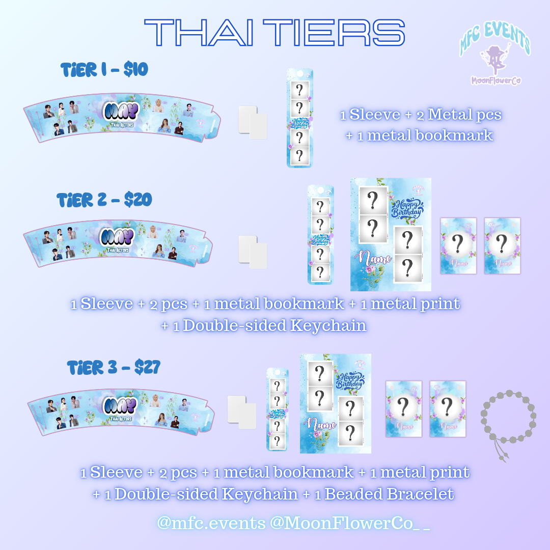 May Thai Actors - Tier/Tier Items
