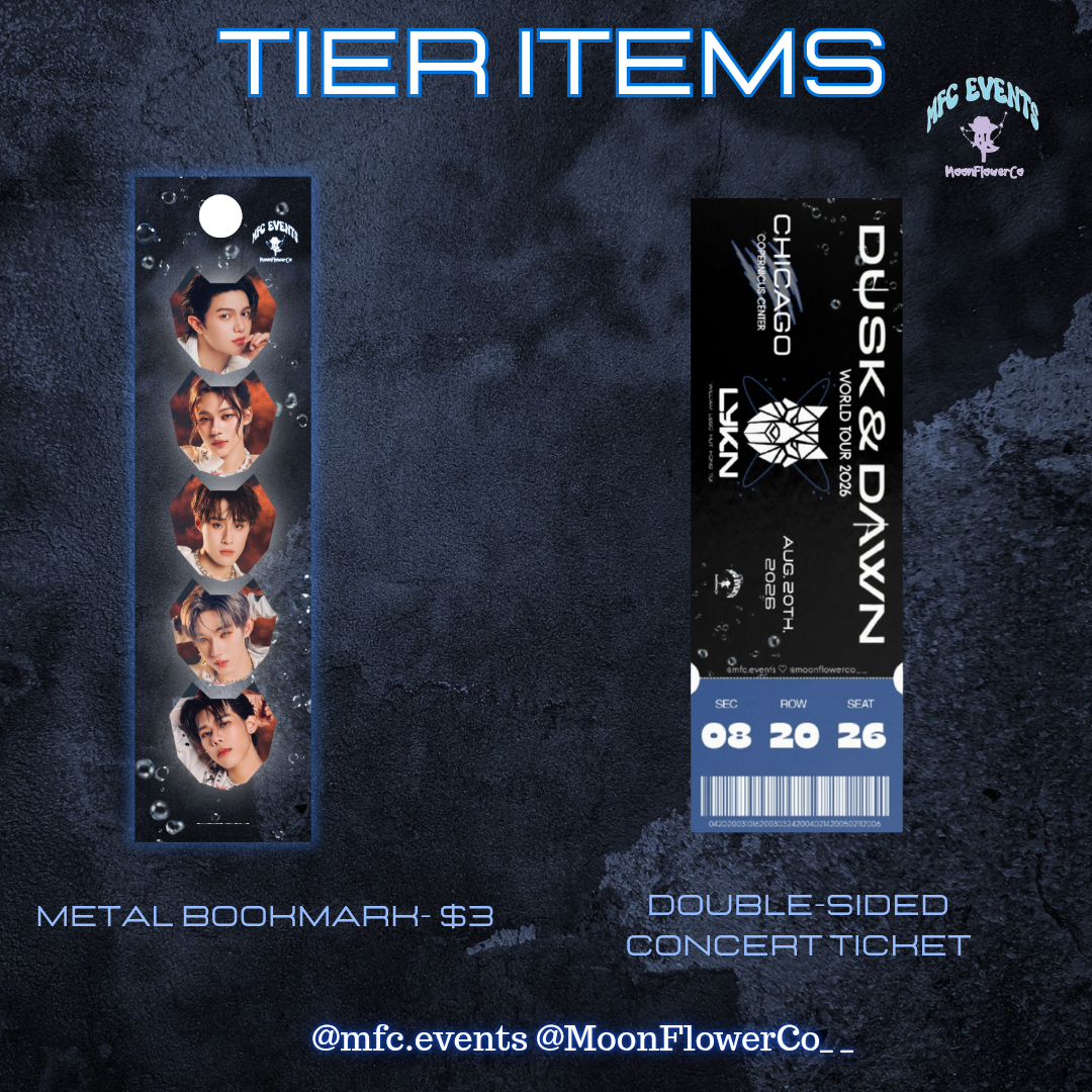 LYKN Dusk & Dawn Post-Concert Cupsleeve Event - Tiers