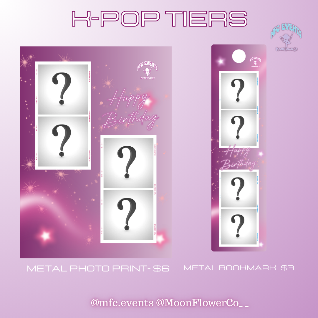 April K-Pop Idols - Tier/Tier Items