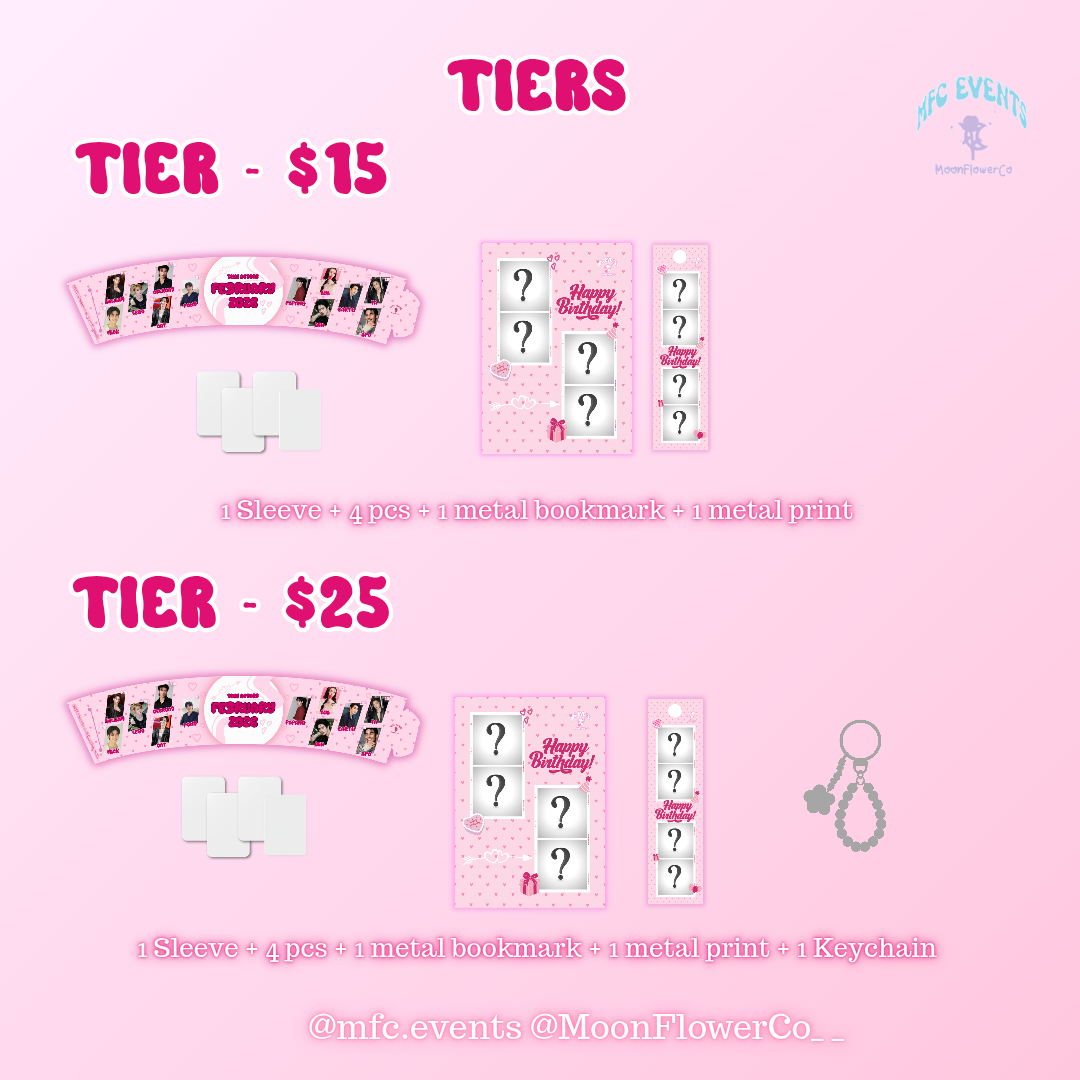 February Thai BL/GL Actors - Tier/Tier Items