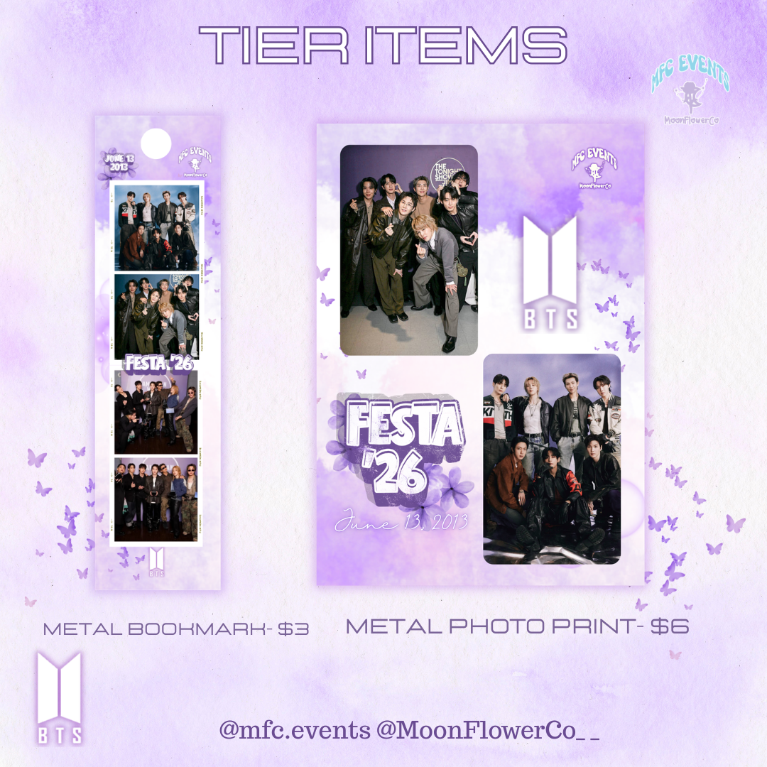 [Pre-Order] BTS Festa '26 (13th Anniversary) Event - Tier/Tier Items