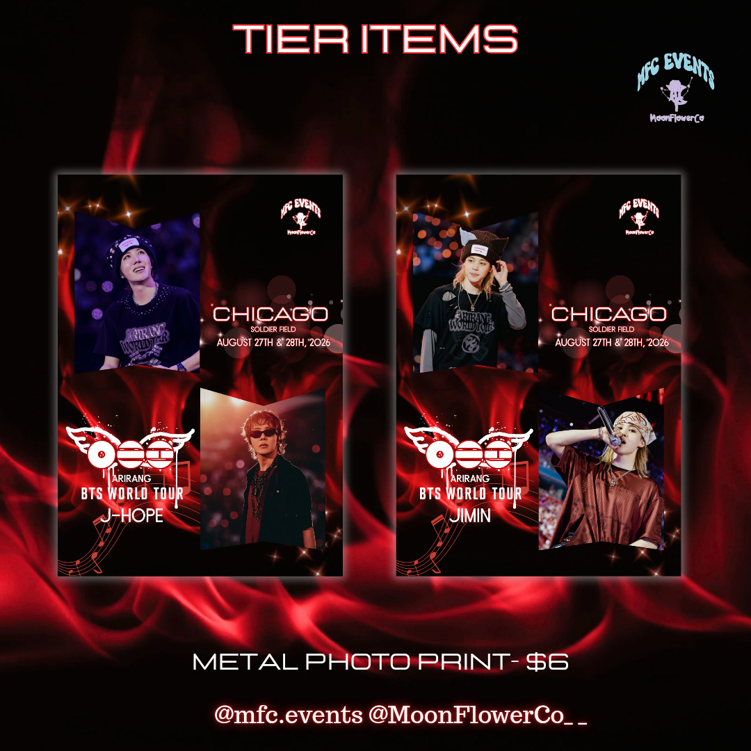 BTS Arirang Pre- & Post-Concert Concert Cupsleeve Event - Tiers