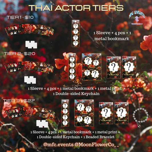 July Thai Actors Birthdays - Tier/Tier Items