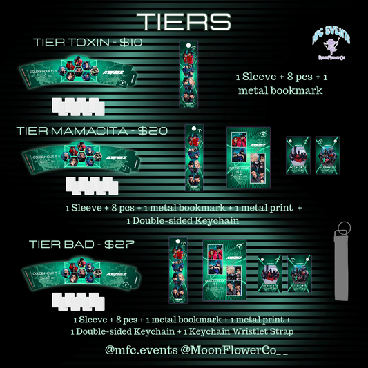 ATEEZ Golden Hour Pt 5 Album Release Event - Tier/Tier Items