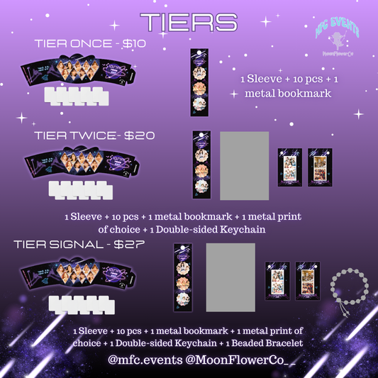 [PRE-ORDER] Twice "Signal" Cupsleeve Event - Tier/Tier Items