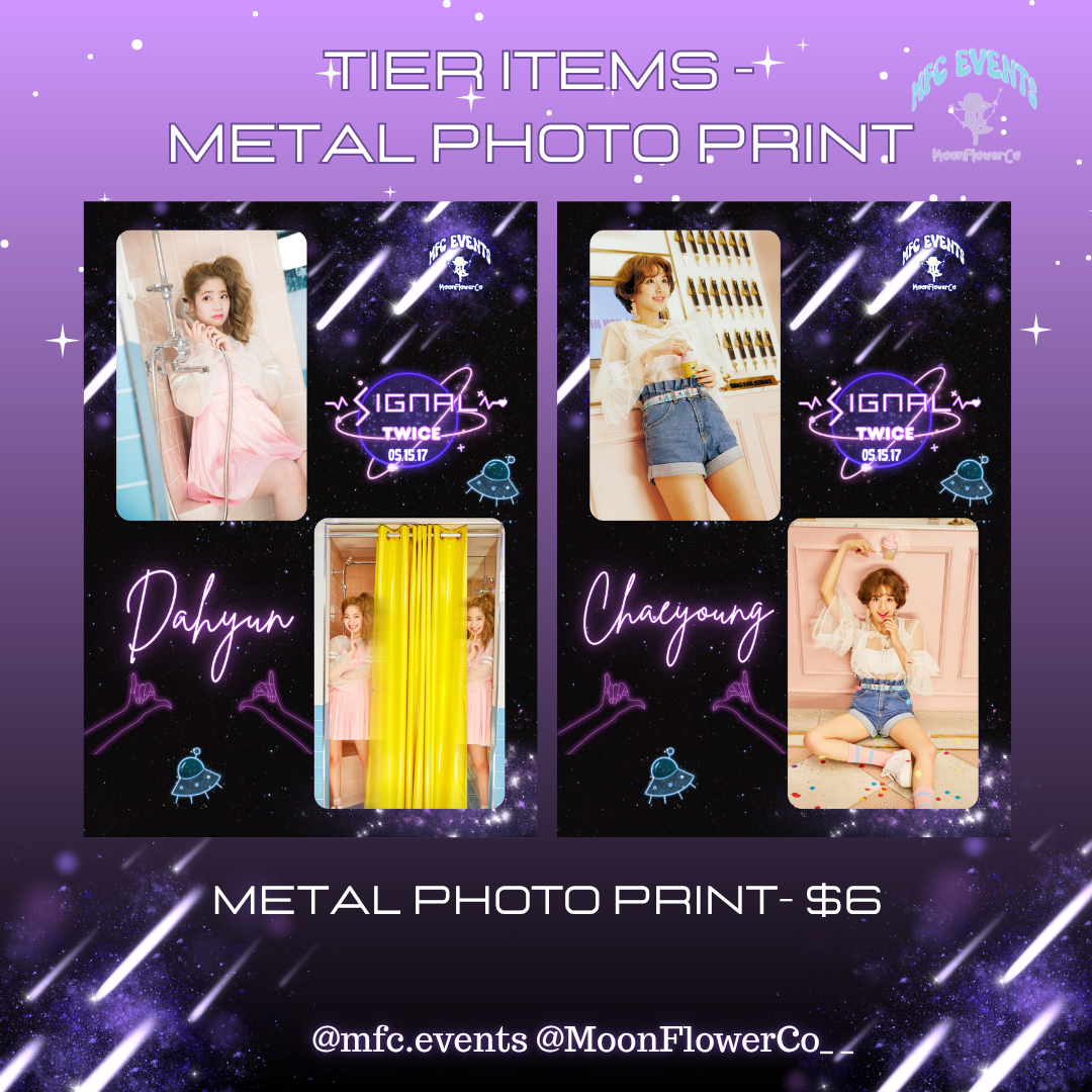 [PRE-ORDER] Twice "Signal" Cupsleeve Event - Tier/Tier Items