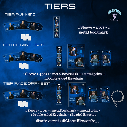 BTS Jimin B-day Cupsleeve Event - Tier/Tier Items
