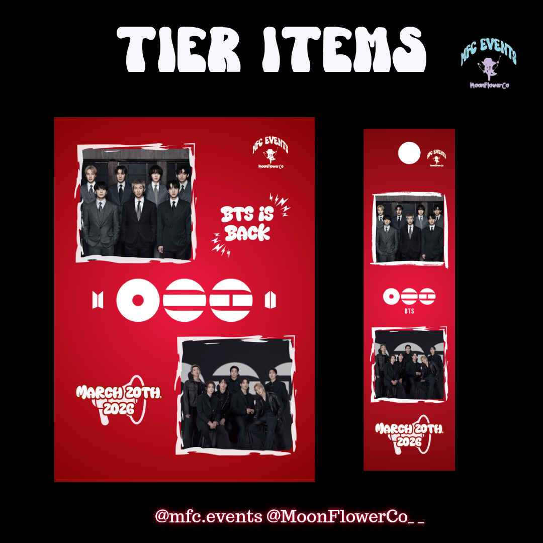 BTS Arirang Album Release Party Cupsleeve Event - Tiers