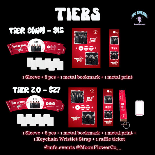 BTS Arirang Album Release Party Cupsleeve Event - Tiers