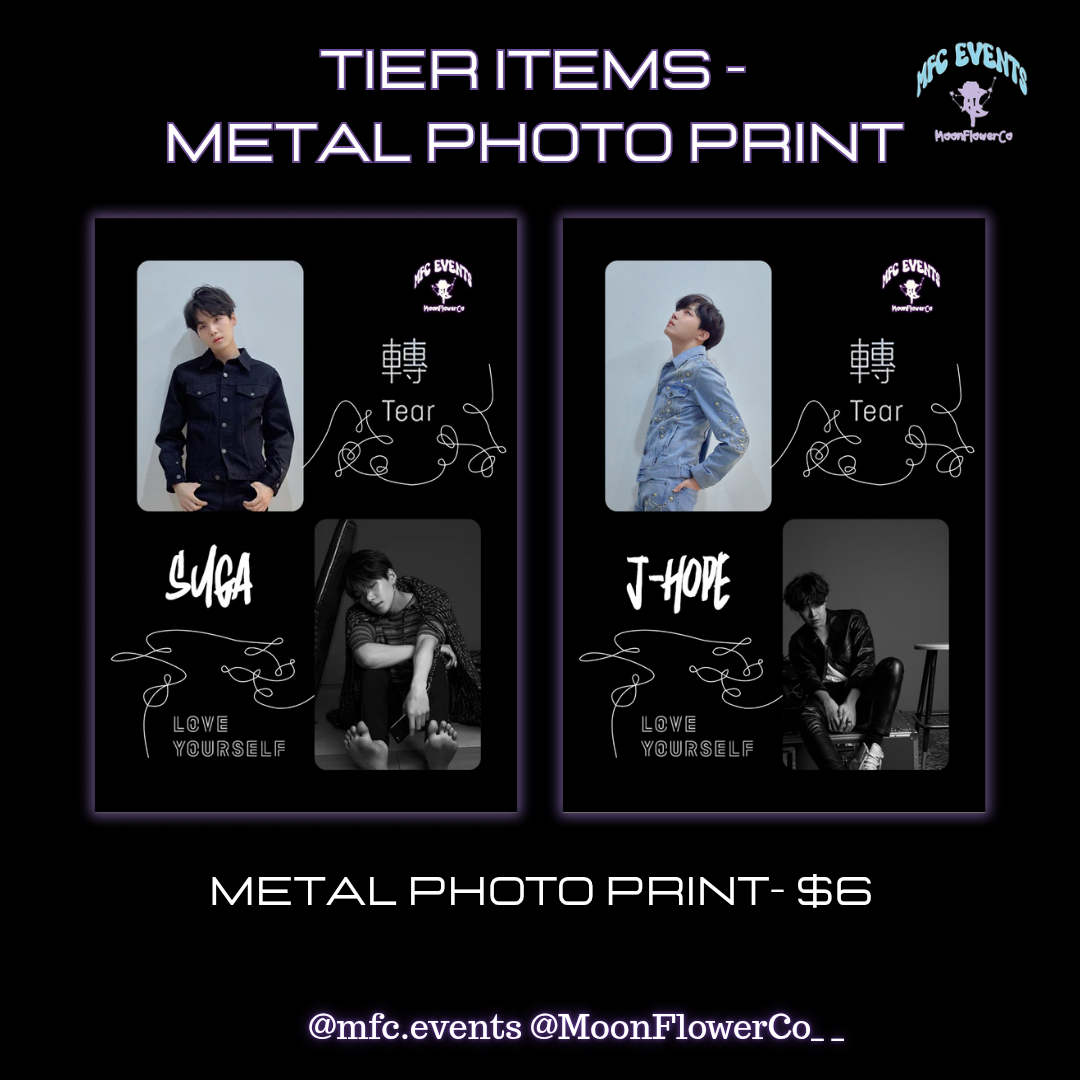BTS Love Yourself: Tear Event - Tier/Tier Items