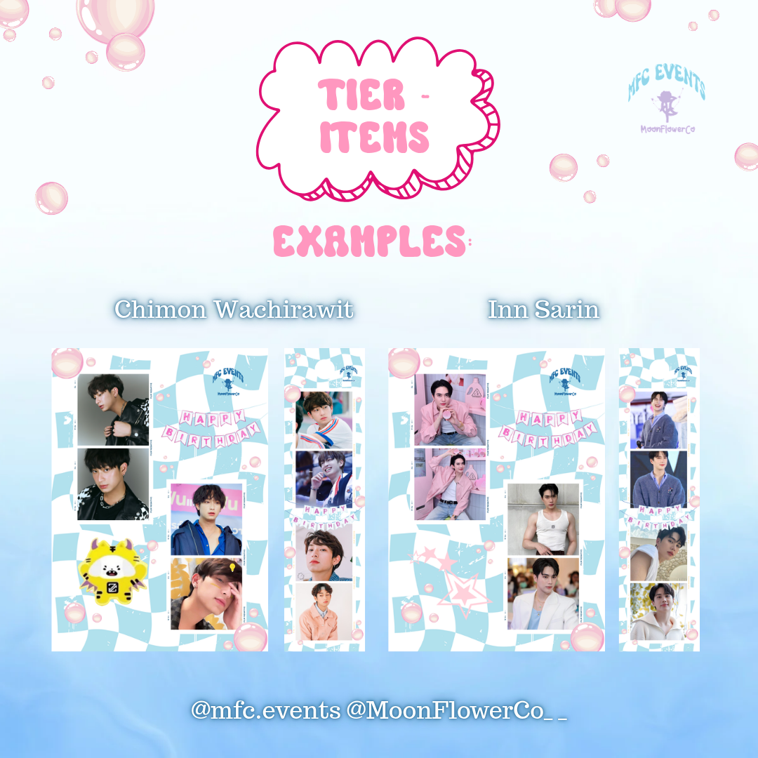 January Thai BL/GL Actors - Tier/Tier Items