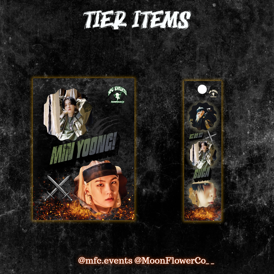 Yoongi Day 2026 Cupsleeve Event- Tiers