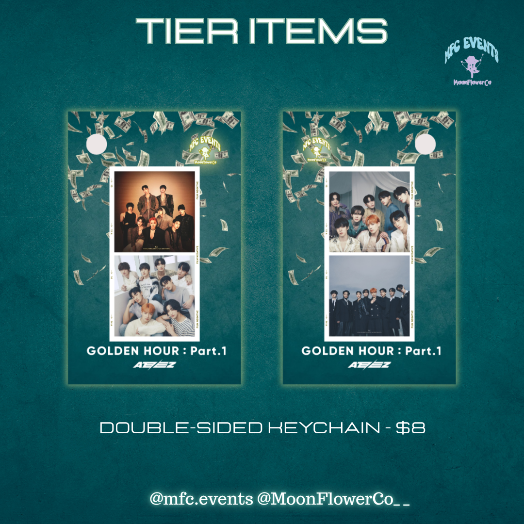 ATEEZ Golden Hour Pt 1 Anniversary Event - Tier/Tier Items