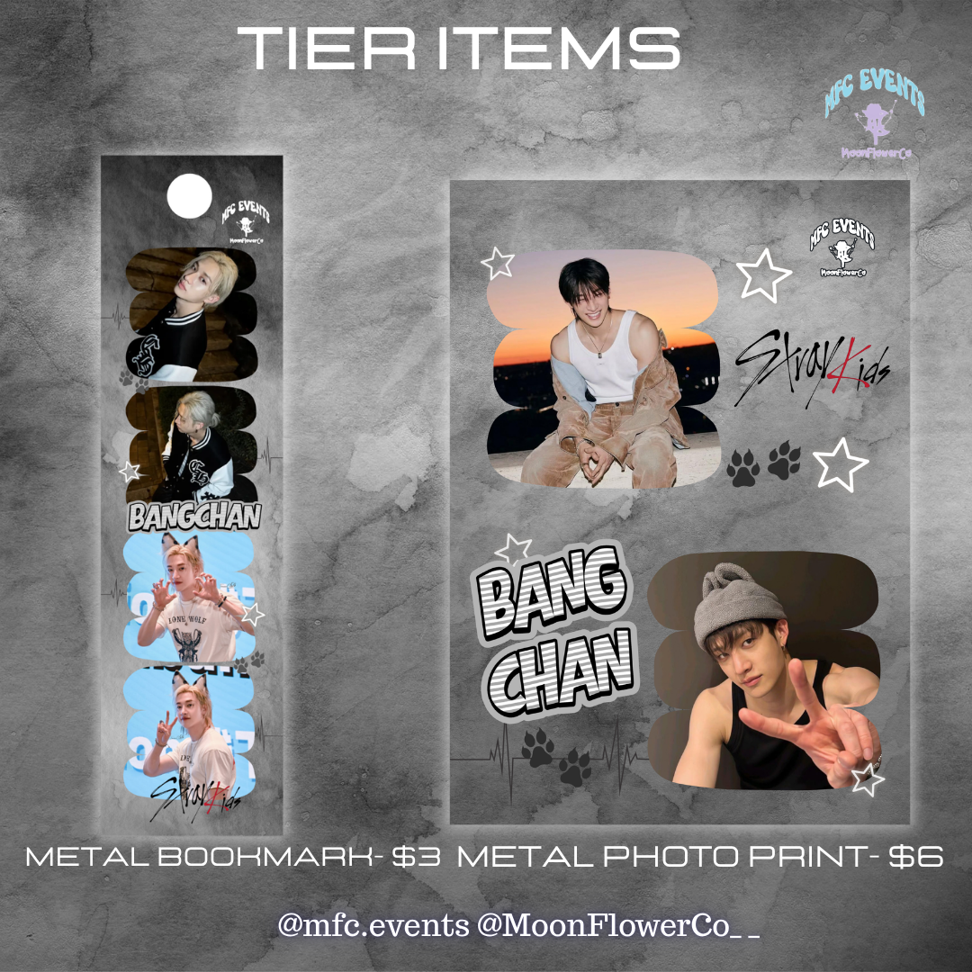 SKZ Bangchan B-day Cupsleeve Event - Tier/Tier Items