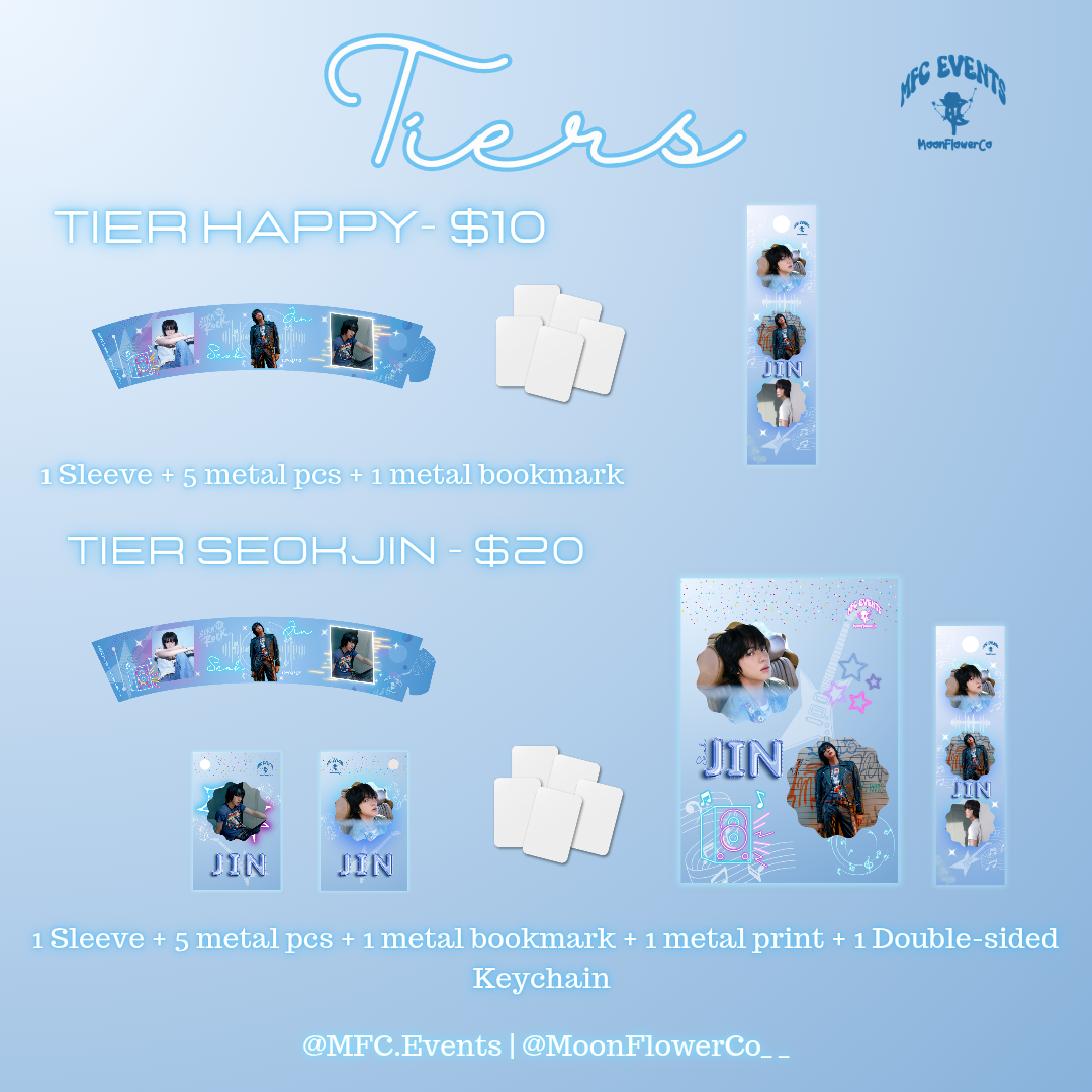 BTS Kim Seokjin Day 2025 Tiers